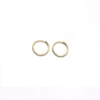 1 Pair Elegant Simple Style Circle Copper K Gold Plated Hoop Earrings Earrings sku image 4