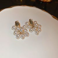 1 Pair Elegant Lady Geometric Alloy Drop Earrings main image 2
