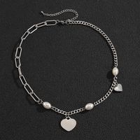 Streetwear Heart Shape Alloy Women's Necklace main image 7