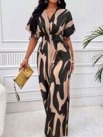 Women's Daily Casual Stripe Full Length Printing Jumpsuits main image 4