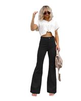 Women's Daily Streetwear Solid Color Full Length Casual Pants Flared Pants main image 5