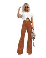 Women's Daily Streetwear Solid Color Full Length Casual Pants Flared Pants main image 6