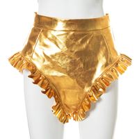 Women's Daily Casual Solid Color Shorts Pleated Hot Pants sku image 9