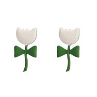 Elegant Sweet Flower Alloy Plating Women's Ear Studs 1 Pair main image 3