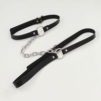 Cool Style Solid Color Pu Leather Buckle Chain Women's Leather Belts main image 6