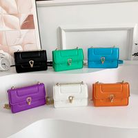 Women's Pu Leather Solid Color Classic Style Flip Cover Shoulder Bag main image 1