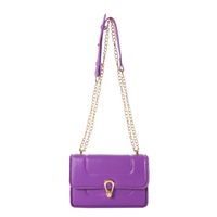 Women's Pu Leather Solid Color Classic Style Flip Cover Shoulder Bag sku image 2