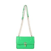 Women's Pu Leather Solid Color Classic Style Flip Cover Shoulder Bag sku image 3