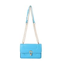 Women's Pu Leather Solid Color Classic Style Flip Cover Shoulder Bag sku image 4