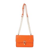 Women's Pu Leather Solid Color Classic Style Flip Cover Shoulder Bag sku image 6