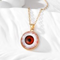 Elegant Eye Alloy Opal Women's Pendant Necklace sku image 1