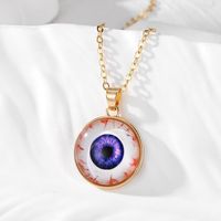 Elegant Eye Alloy Opal Women's Pendant Necklace sku image 4