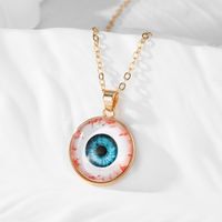 Elegant Eye Alloy Opal Women's Pendant Necklace sku image 5