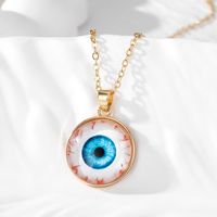 Elegant Eye Alloy Opal Women's Pendant Necklace sku image 6