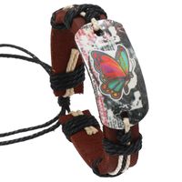Leather Fashion Geometric Bracelet  (four-color Ropes Are Made) Nhpk1547-four-color Ropes Are Made sku image 3