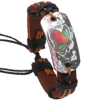 Leather Fashion Geometric Bracelet  (four-color Ropes Are Made) Nhpk1547-four-color Ropes Are Made sku image 5