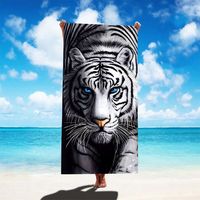 Vacation Lion Monkey Jaguar Superfine Fiber Beach Towel sku image 3
