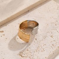 Wholesale Simple Style Classic Style Color Block Copper Plating 14K Gold Plated Silver Plated Rings main image 5