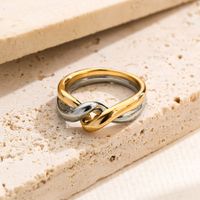 Wholesale Simple Style Classic Style Color Block Copper Plating 14K Gold Plated Silver Plated Rings main image 3