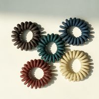 Women's Simple Style Classic Style Solid Color Plastic Hair Tie main image 5
