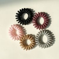 Women's Simple Style Classic Style Solid Color Plastic Hair Tie sku image 4