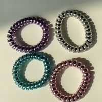 Women's Simple Style Classic Style Solid Color Plastic Hair Tie main image 7