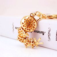 Cute Insect Alloy Plating Inlay Rhinestones Women's Bag Pendant Keychain main image 3