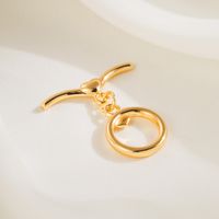 5 PCS/Package 20 * 27mm 22 * 23mm 26.4 * Mm Copper 14K Gold Plated Heart Shape Polished Connectors Jewelry Buckle main image 6