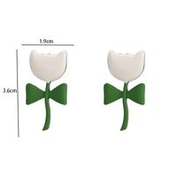 Elegant Sweet Flower Alloy Plating Women's Ear Studs 1 Pair main image 2