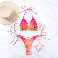 Mujeres Tropical Juego De 2 Piezas Bikinis Traje De Baño sku image 1