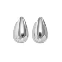 1 Pair Simple Style Irregular Water Droplets Three-dimensional Alloy Ear Studs main image 5