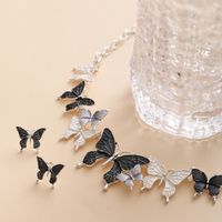 Simple Style Classic Style Butterfly Alloy Plating Gold Plated Women's Jewelry Set main image 4