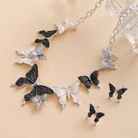Simple Style Classic Style Butterfly Alloy Plating Gold Plated Women's Jewelry Set main image 5