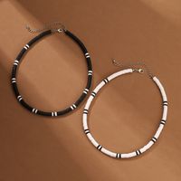 Einfacher Stil Klassischer Stil Farbblock Weichen Lehm Perlen Frau Halskette sku image 1