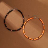 Simple Style Classic Style Color Block Soft Clay Beaded Women's Necklace main image 8