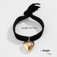 Cute Sweet Heart Shape CCB Elastic String Plating Women's Bracelets main image 2