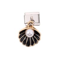 1 Piece Stainless Steel Artificial Gemstones Artificial Pearls Plating Inlay Polished Pendant sku image 11
