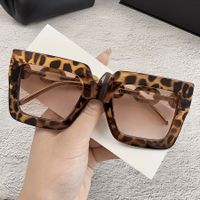 Glam Simple Style Color Block Pc Square Chain Full Frame Women's Sunglasses main image 5