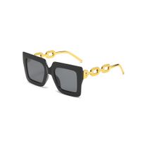 Glam Simple Style Color Block Pc Square Chain Full Frame Women's Sunglasses main image 6