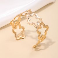 Basic Modern Style Classic Style Flower Alloy Women's Bangle main image 4