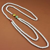Großhandel Schmuck Elegant Einfacher Stil Runden Künstliche Perle Pulloverkette main image 3