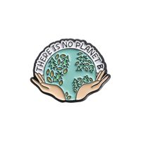 Cartoon Style Earth Letter Emoji Face Alloy Stoving Varnish Unisex Brooches sku image 13
