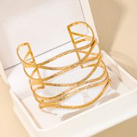 IG Style Exaggerated Modern Style Geometric Solid Color Alloy Women's Bangle main image 1