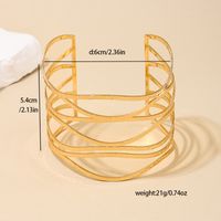 IG Style Exaggerated Modern Style Geometric Solid Color Alloy Women's Bangle main image 2