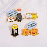 Cartoon Style Cowboy Style Color Block Alloy Stamping Stoving Varnish Women's Brooches main image 2