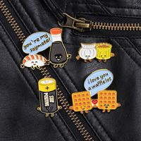 Cartoon Style Cowboy Style Color Block Alloy Stamping Stoving Varnish Women's Brooches main image 3