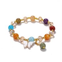 Style De Bande Dessinée Rhombe Papillon Cristal Artificiel Placage Enfants Femmes Bracelets sku image 16