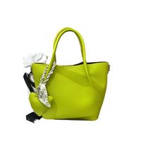 Women's Large Pu Leather Solid Color Elegant Classic Style Zipper Handbag main image 6