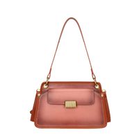 Women's Medium Pu Leather Solid Color Vintage Style Classic Style Flip Cover Underarm Bag sku image 3