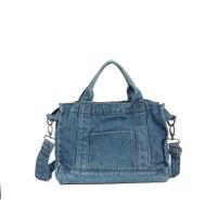 Women's Medium Canvas Solid Color Streetwear Zipper Crossbody Bag main image 3